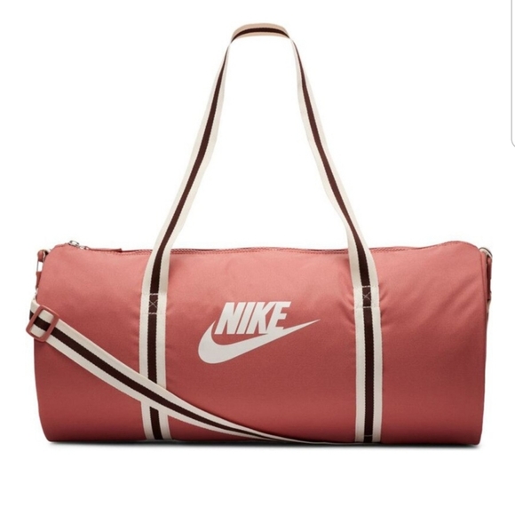 Nike Bags Nike Heritage Duffle Bag Canyon Pinkearth Poshmark
